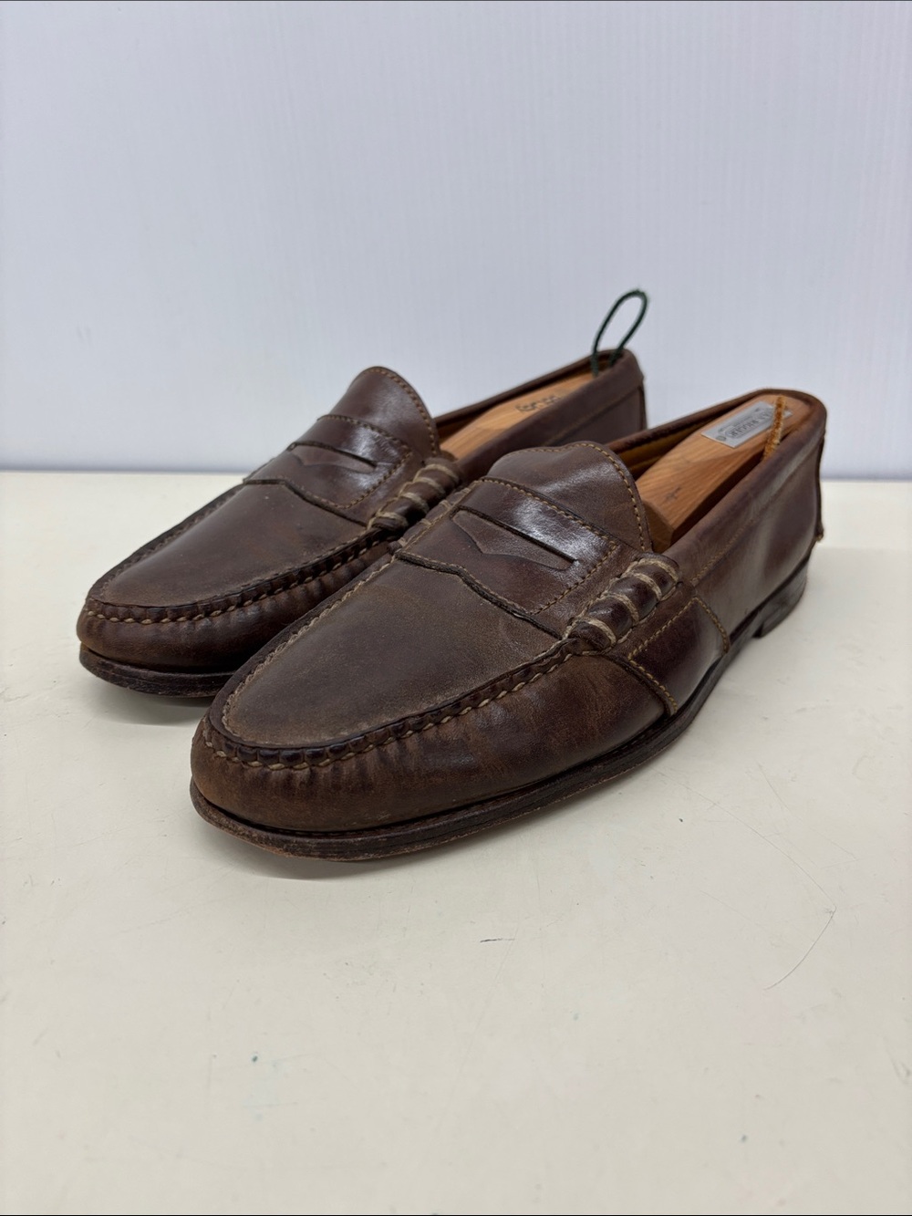 Polo by Ralph Lauren Brown Leather Penny Loafers